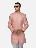 Blush pink Rajputana Sherwani