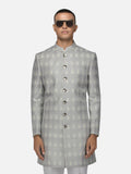 Grey Raindrop Sherwani