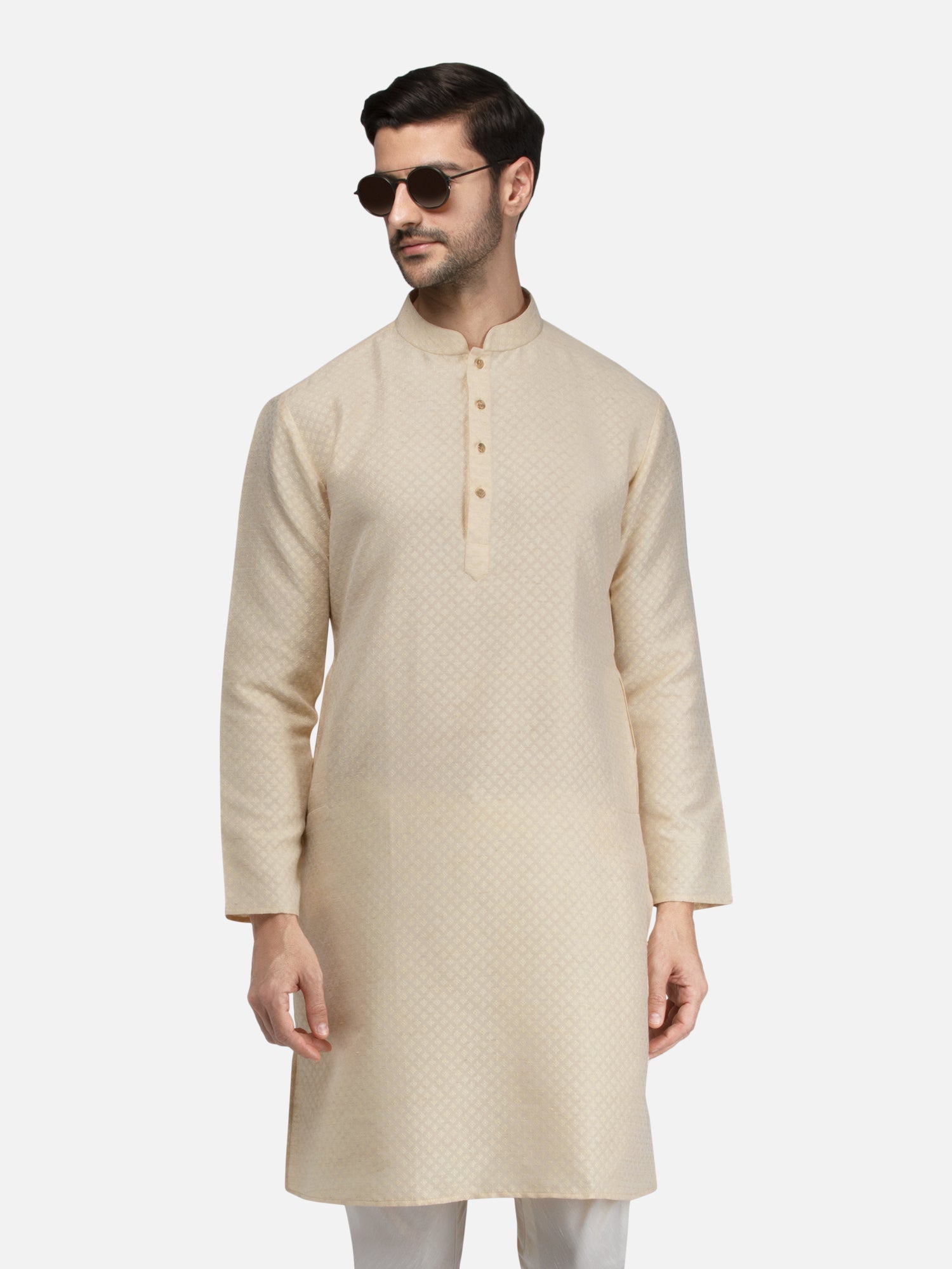 Ivory Cream Classic Kurta