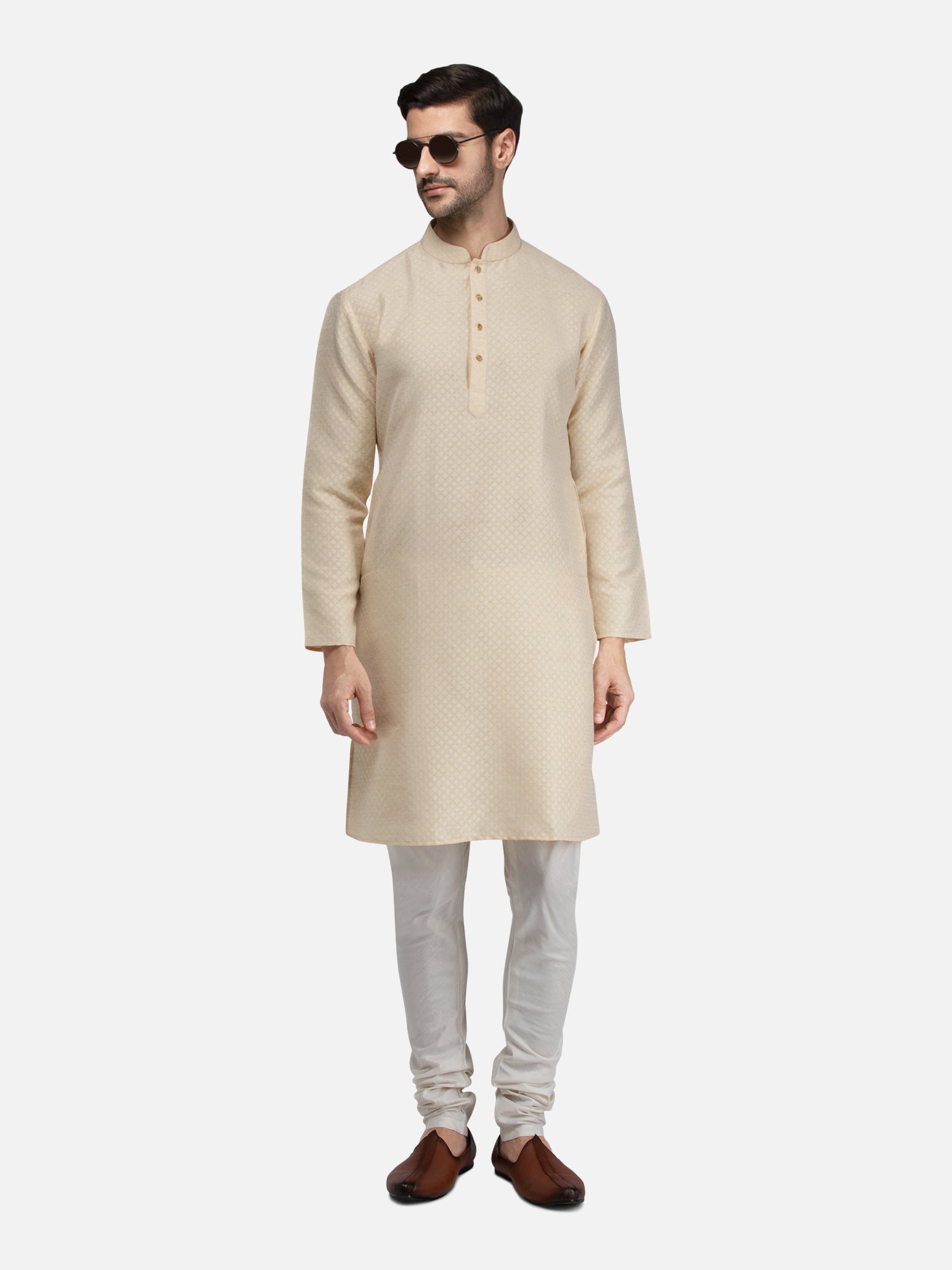 Ivory Cream Classic Kurta