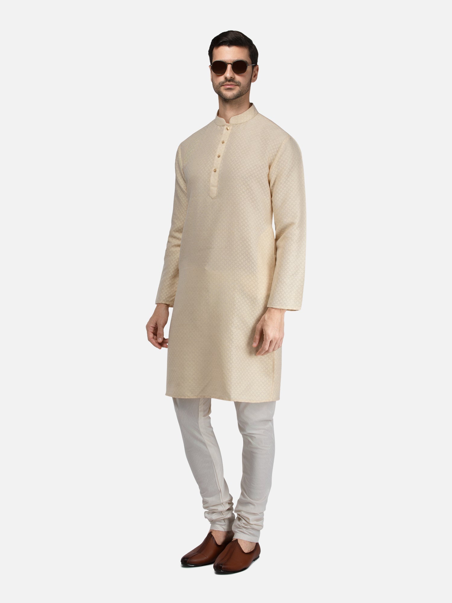 Ivory Cream Classic Kurta