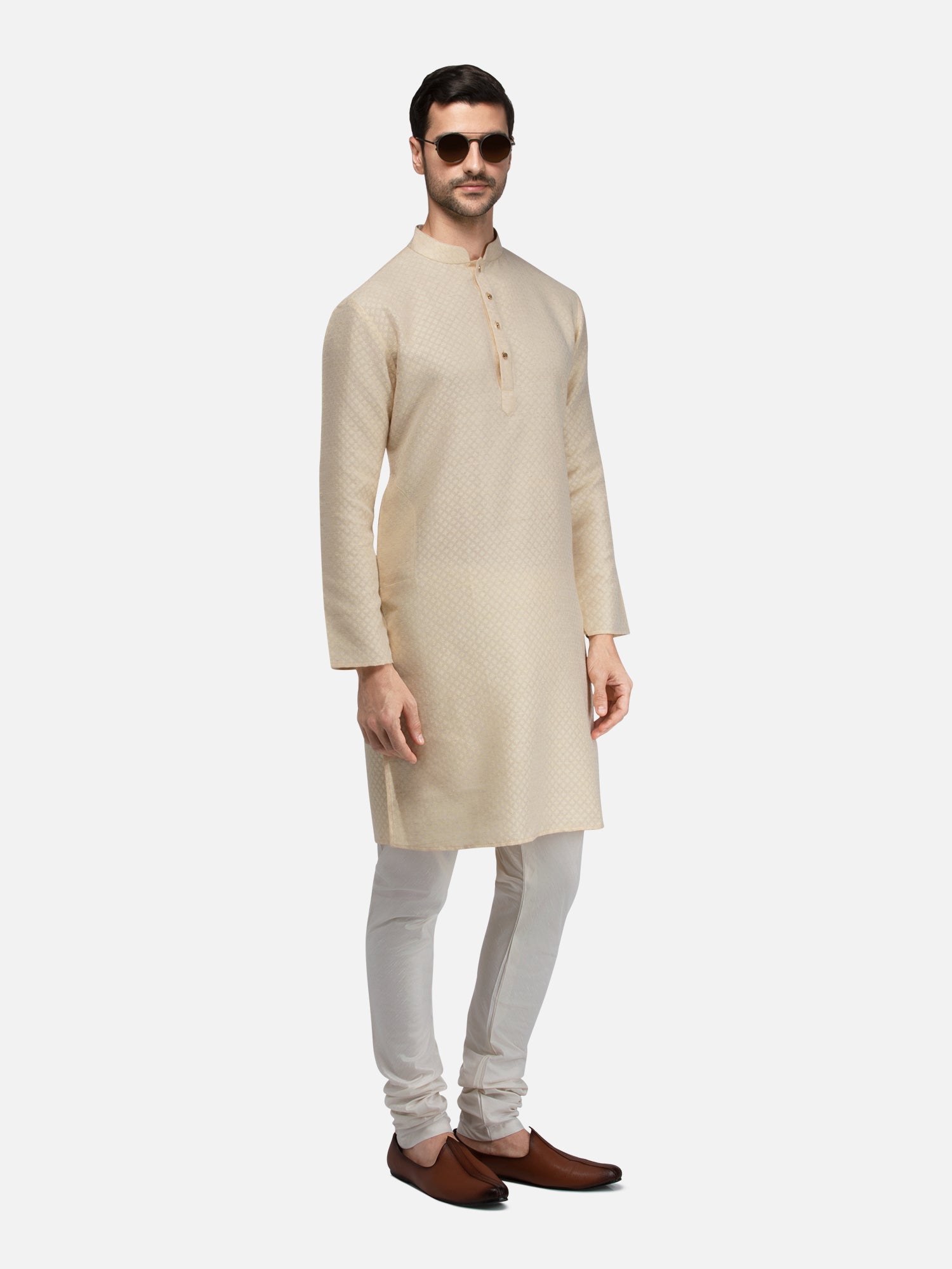 Ivory Cream Classic Kurta