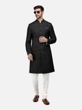 Majestic Black Sherwani