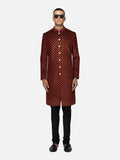 Maroon Tulip Sherwani