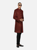 Maroon Tulip Sherwani