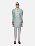 Pastel blue Flora Sherwani