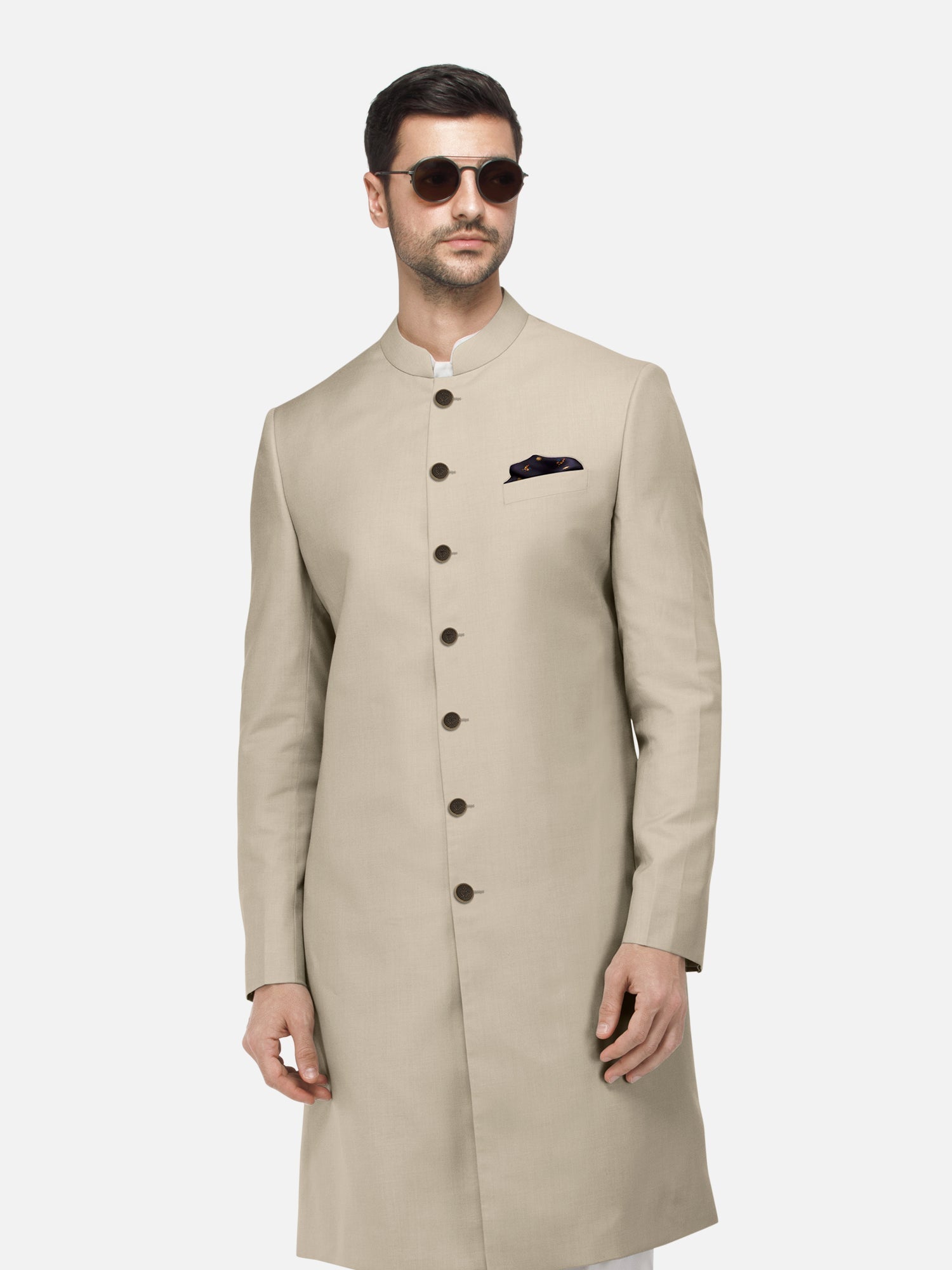 Royal Beige Sherwani