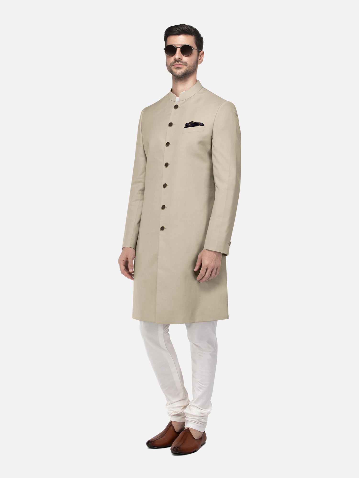 Royal Beige Sherwani