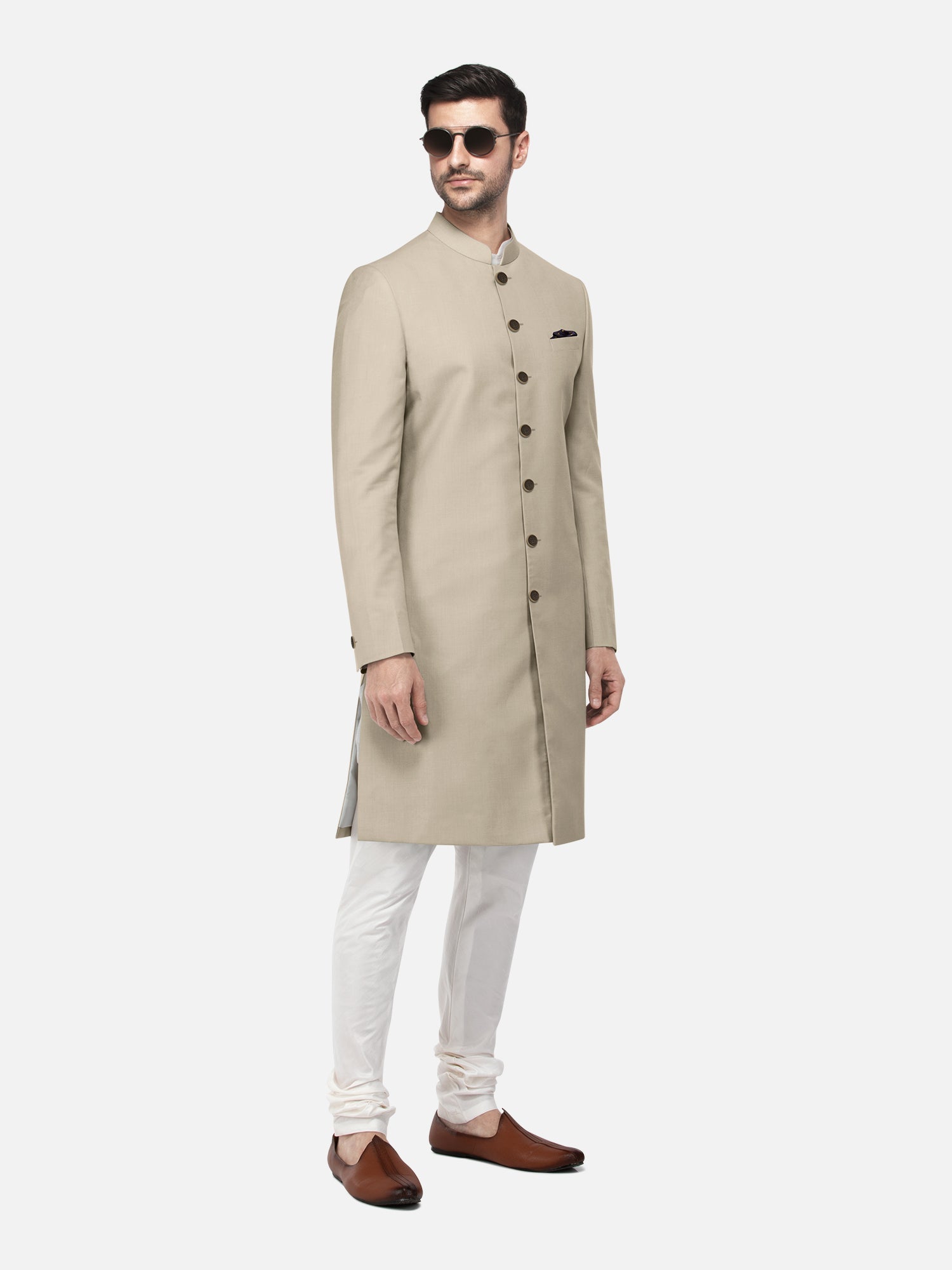 Royal Beige Sherwani