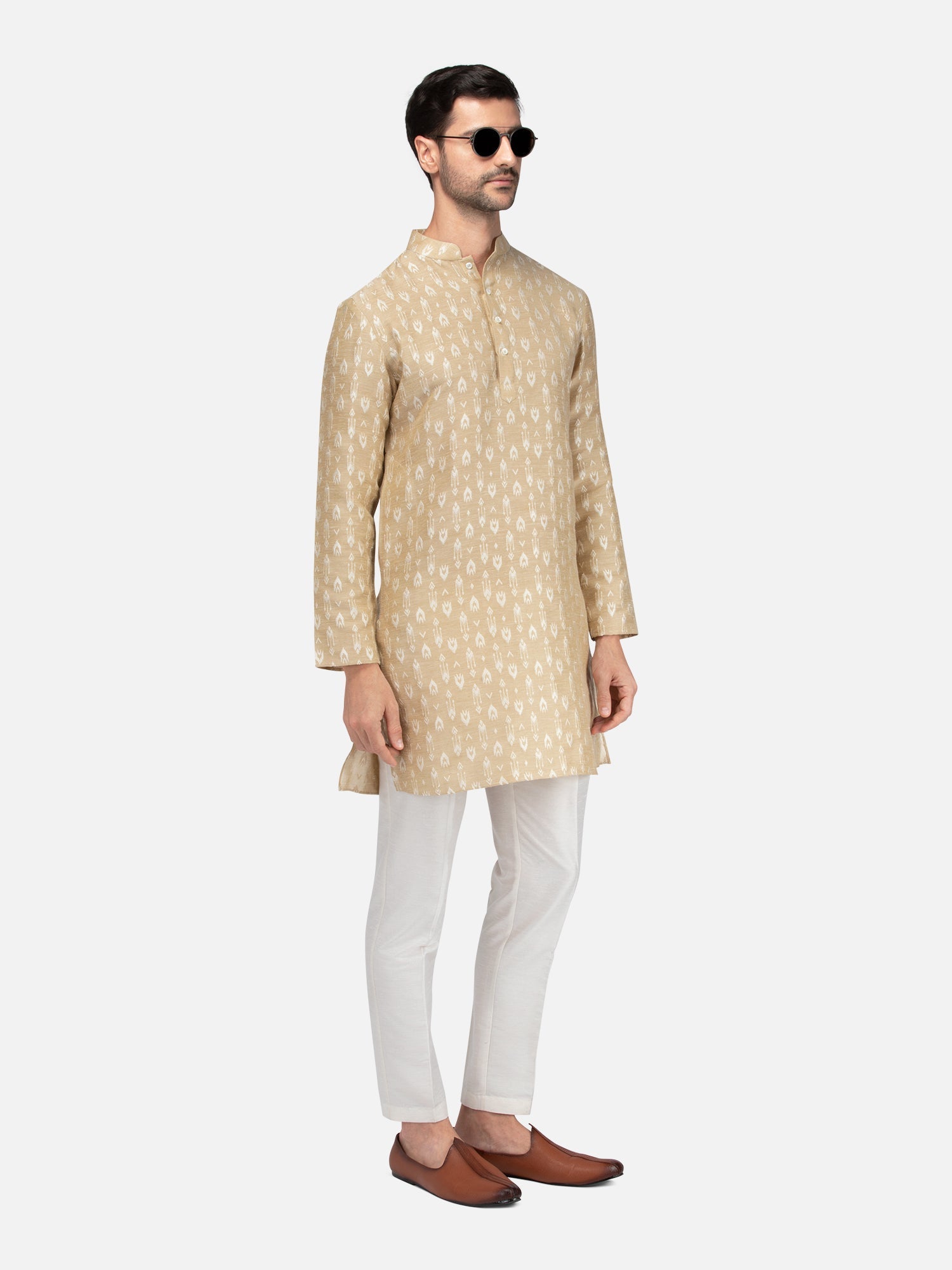 Rustic Khaki Kurta